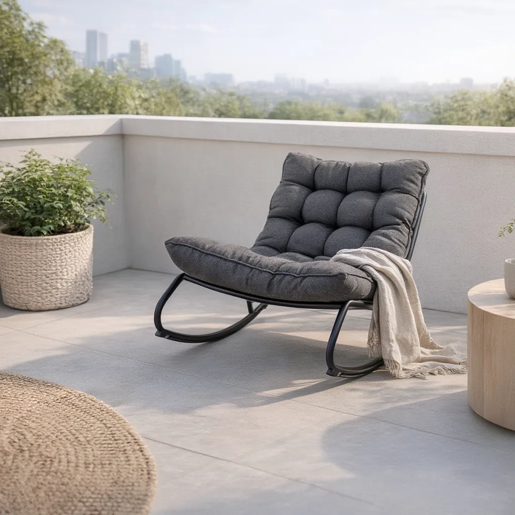 Nightfall Schaukelsessel schwarz