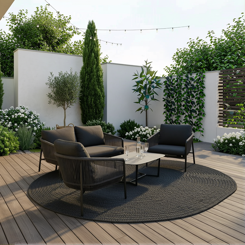 Lounge-Set Osaka schwarz