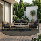 Lounge-Set Osaka schwarz